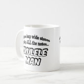 Ukulele Man - Music Superhero Kaffeetasse (Vorderseite Links)