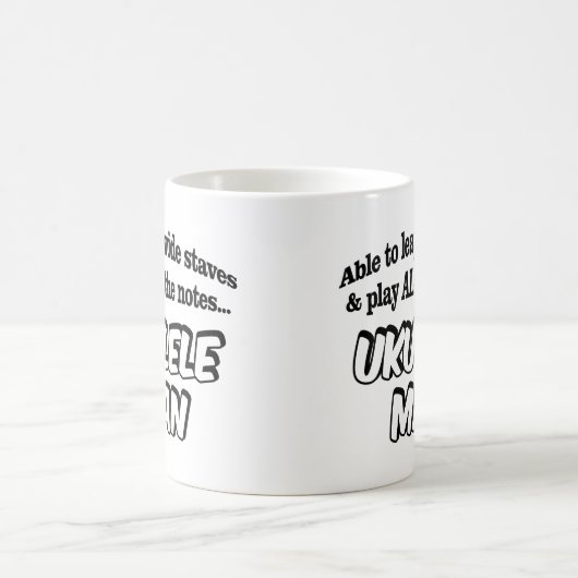 Ukulele Man - Music Superhero Kaffeetasse (Mittel)