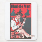 Ukulele-Mann Mousepad (Vorne)