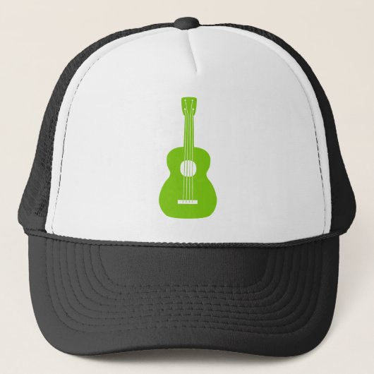 Ukulele - Martian Green Truckerkappe (Vorderseite)