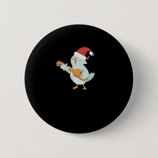 Ukulele Merry Christmas Button (Vorderseite)
