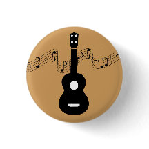 Ukulele mit Musiknoten