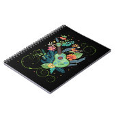 Ukulele Music Blume Hawaii Notizblock (Linke Seite)