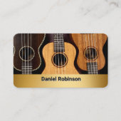 Ukulele Music Teacher Visitenkarte (Vorderseite)