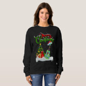 Ukulele Music   Xmas Decorations Santa Ukulele Chr Sweatshirt (Vorne ganz)