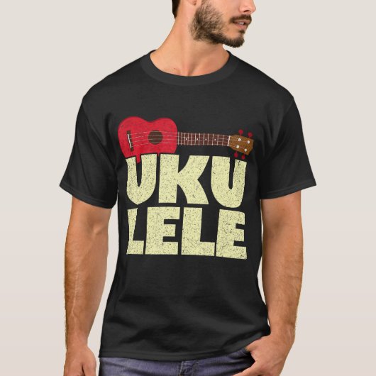 Ukulele Musikinstrument T-Shirt (Vorderseite)