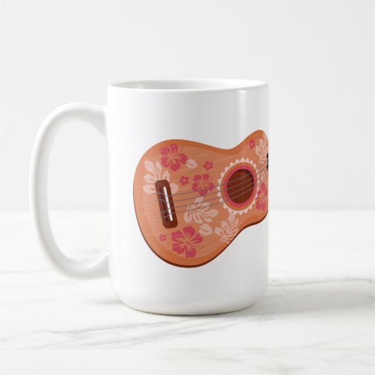 Ukulele-Name-Tassen Kaffeetasse (Links)