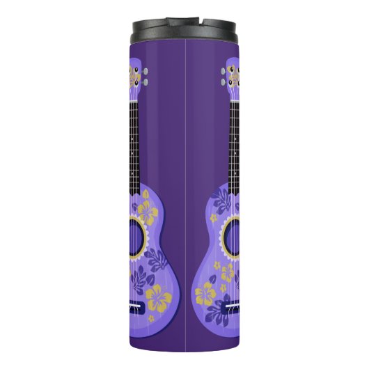 Ukulele-Nametrommel Thermosbecher (Rückseite)