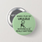 Ukulele Nichts Wichtiges Button (Vorne & Hinten)