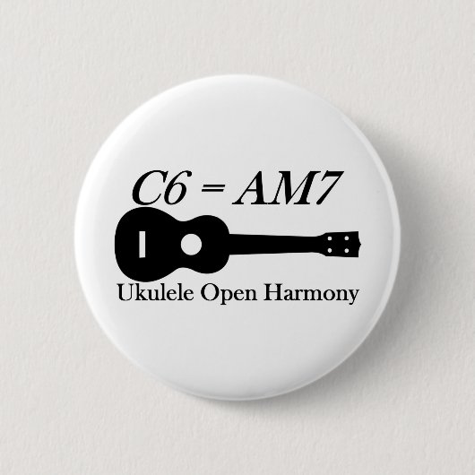 Ukulele-offene Akkorde Button (Vorderseite)