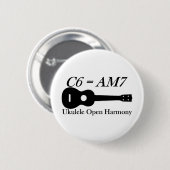 Ukulele-offene Akkorde Button (Vorne & Hinten)
