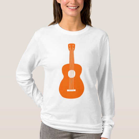 Ukulele - Orange T-Shirt (Vorderseite)