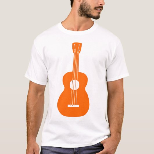 Ukulele - Orange T-Shirt (Vorderseite)