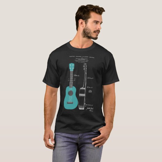 Ukulele-Patent, Ukulele-T - Shirt, T-Shirt (Vorne ganz)