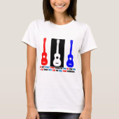 Ukulele-Patriotismus T-Shirt (Vorderseite)
