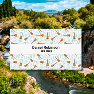 Ukulele patterns visitenkarte