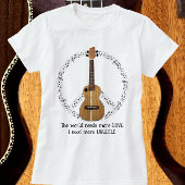 Ukulele Peace Sign World braucht Liebe T - Shirt