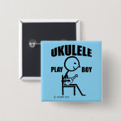 Ukulele Play Boy Button (Vorne & Hinten)