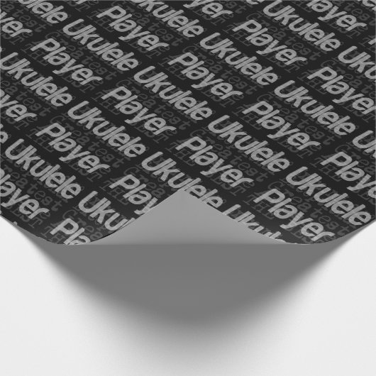 Ukulele Player Extraordinaire Geschenkpapier (Ecke)