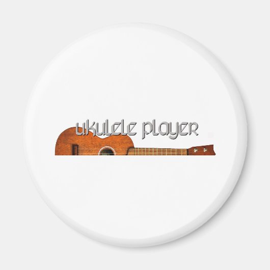 Ukulele Player-Logo Magnet (Vorne)
