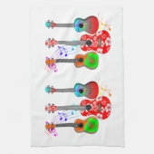 Ukulele-Player-Musik der Tropeninsel Küchentuch (Vertikal)