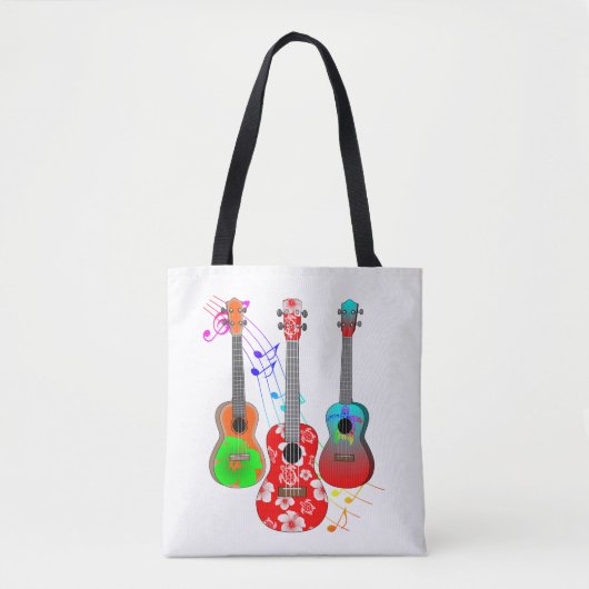 Ukulele-Player-Musik der Tropeninsel Tasche (Vorderseite)