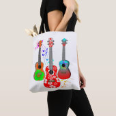 Ukulele-Player-Musik der Tropeninsel Tasche (Von Nahem)