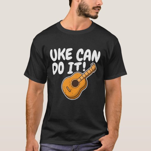 Ukulele Player Pun Ukulele T-Shirt (Vorderseite)