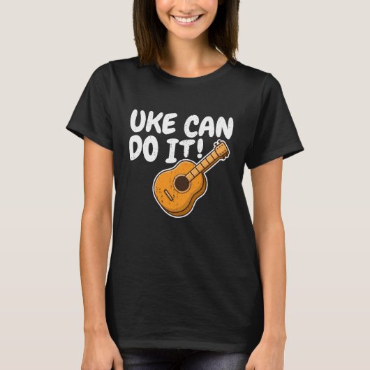 Ukulele Player Pun Ukulele T-Shirt (Vorderseite)