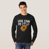 Ukulele Player Pun Ukulele T-Shirt (Vorne ganz)