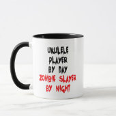 Ukulele Player Zombie Joke Tasse (Links)