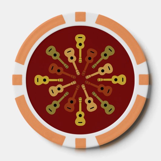 Ukulele Poker Chips (Vorderseite)