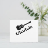 Ukulele Postkarte (Stehend Vorderseite)