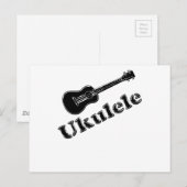 Ukulele Postkarte (Vorne/Hinten)