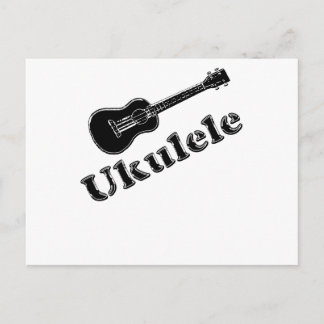 Ukulele Postkarte