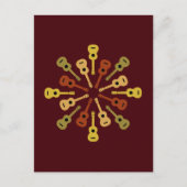 Ukulele Postkarte, anpassen Postkarte (Vorderseite)