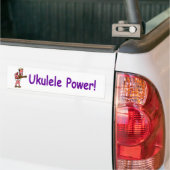 Ukulele-Power! Autoaufkleber (Auf Lkw)