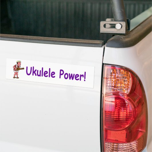 Ukulele-Power! Autoaufkleber (Auf Lkw)