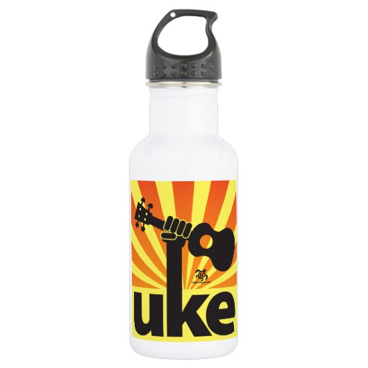 Ukulele-Power Trinkflasche (Vorderseite)