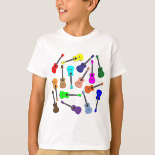 Ukulele-Regenbogen T-Shirt