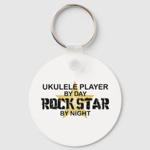Ukulele Rock Star by Night Schlüsselanhänger