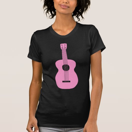 Ukulele - Rosa T-Shirt (Vorderseite)