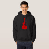 Ukulele - Rot Hoodie (Vorne ganz)