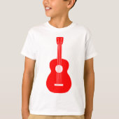 Ukulele - Rot T-Shirt (Vorderseite)