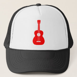 Ukulele - Rot Truckerkappe