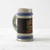 Ukulele Ruhestandsplan Lustig Bierglas (Vorderseite Links)