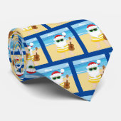 Ukulele Santa Claus Krawatte (Gerollt)