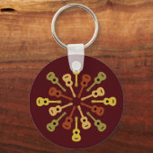 Ukulele Schlüsselkette - wählen Sie Stil Schlüsselanhänger (Vorderseite)