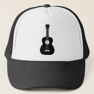 Ukulele - Schwarz Truckerkappe