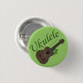 Ukulele-Sein eine Lebensart kleinen Knopf 2 Button (Vorne & Hinten)